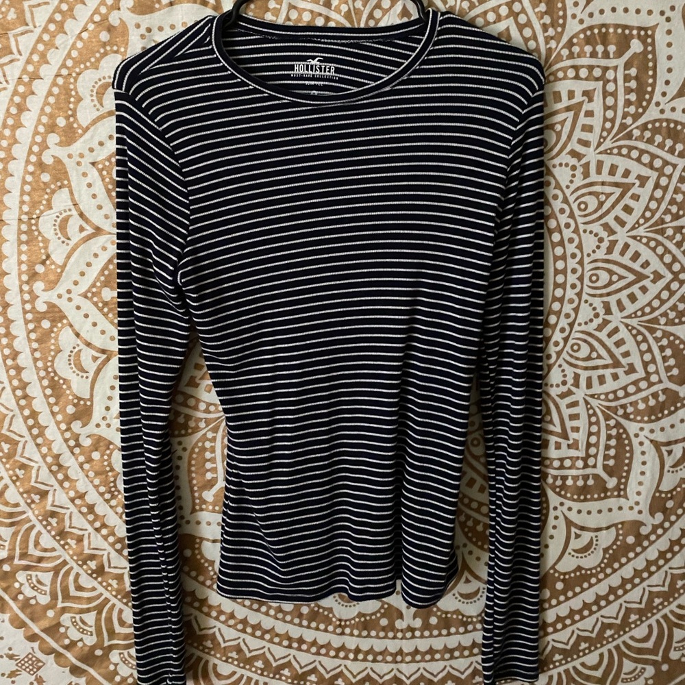 Striped Long sleeve Hollister tee